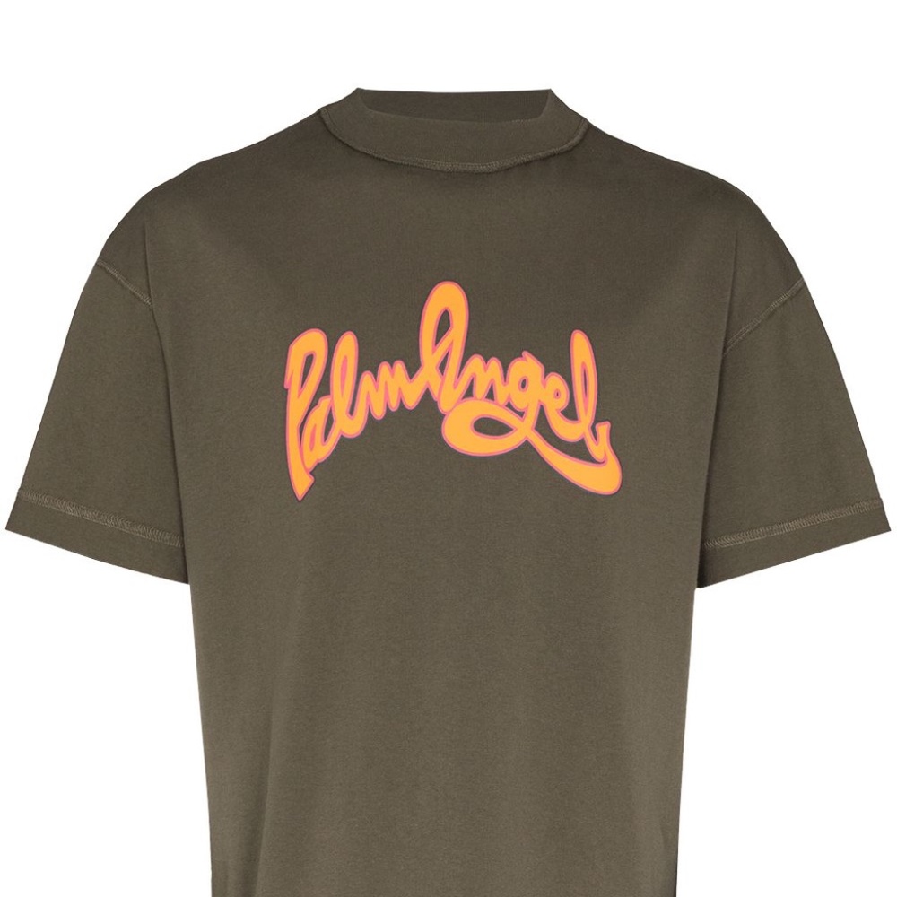 Palm Angels logo-print crew-neck T-shirt